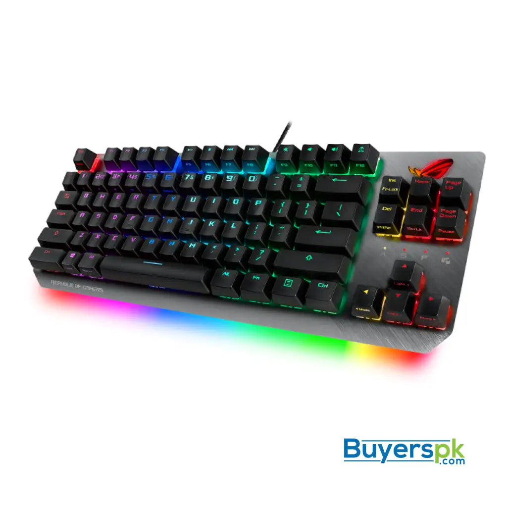 Asus X802 Rog Strix Scope Tkl Wired Mechanical Rgb Gaming Keyboard - Price in Pakistan Asus X802 Rog Strix Scope Tkl Wired Mechanical Rgb Gaming Keyboard - Price in Pakistan
